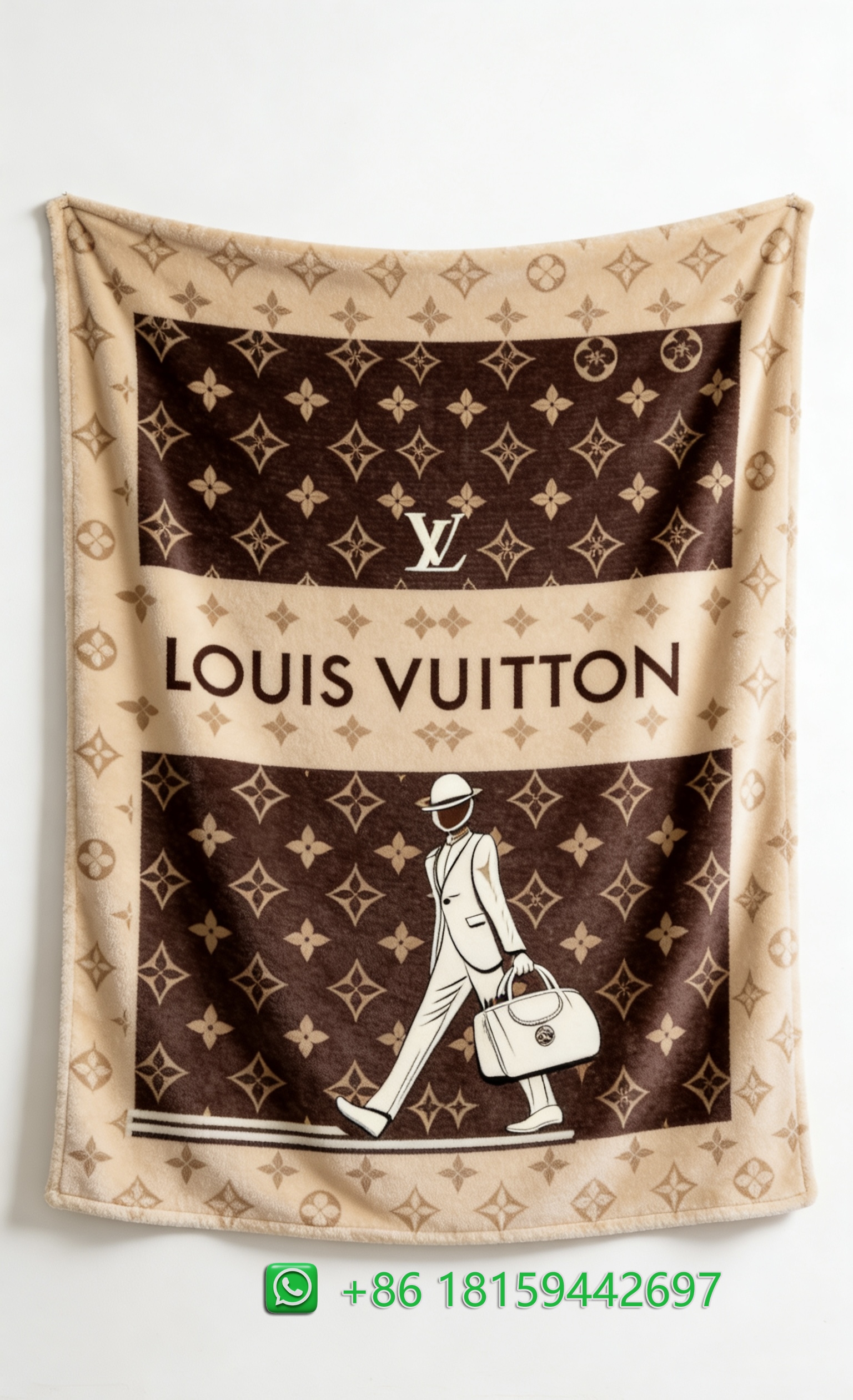 Louis Vuitton Throw Blankets